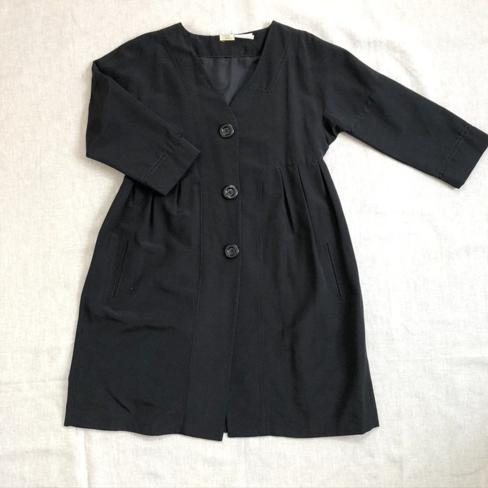 Max Studio Pleated Coat